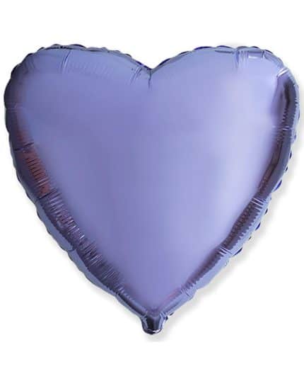 Сердце Сиреневый 46см